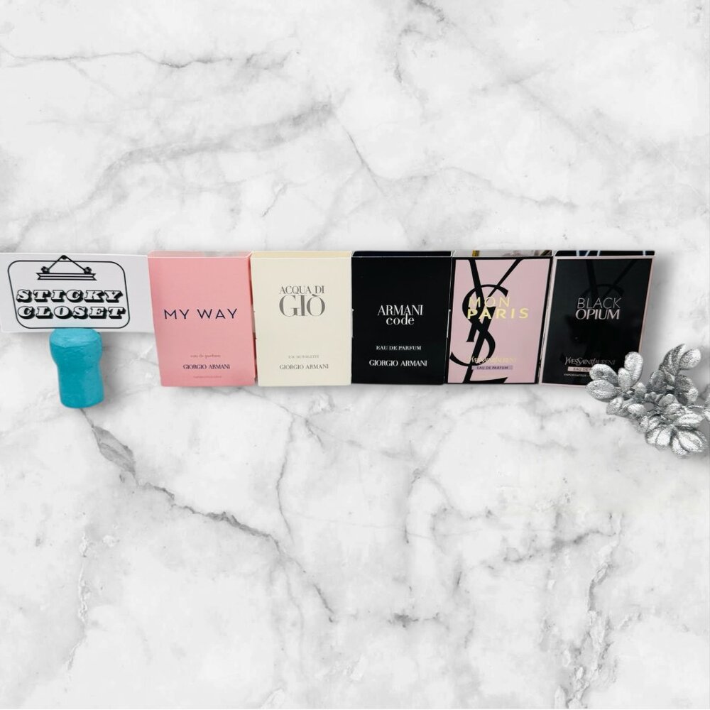 Lot of 5 Giorgio Armani & Yves Saint Laurent Set,My Way,Acqua,Mon Paris-5pc-NEW